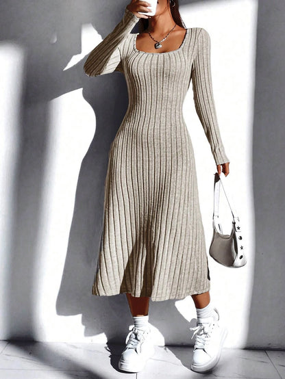 Long Sleeve Dress – Elegant Autumn & Winter Style