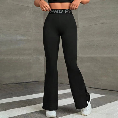 High-Waist Bell-Bottom Fashion Yoga Leggings